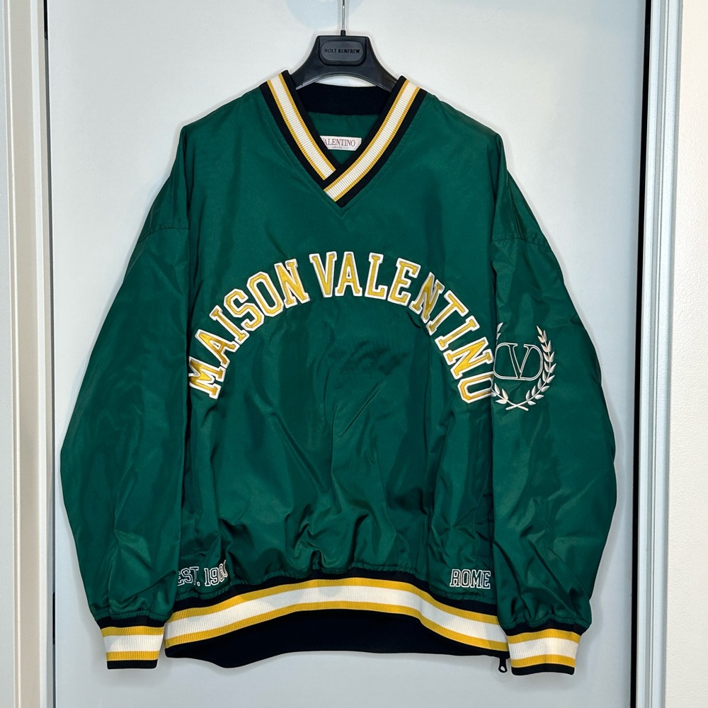 Valentino V-Neck Long-Sleeved Sweatshirt